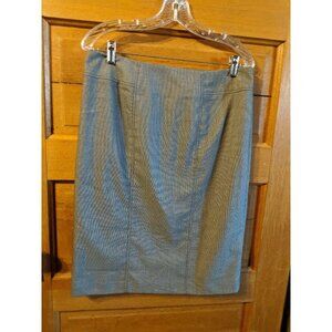 Peter Nygard Black & White Plaid Check Skirt Size 10 Womens